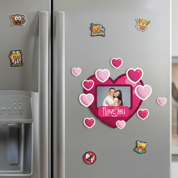 Portaretratos en forma de corazón