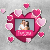 Portaretratos en forma de corazón