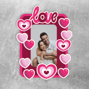 Portaretratos 14 de Febrero – Rectangular